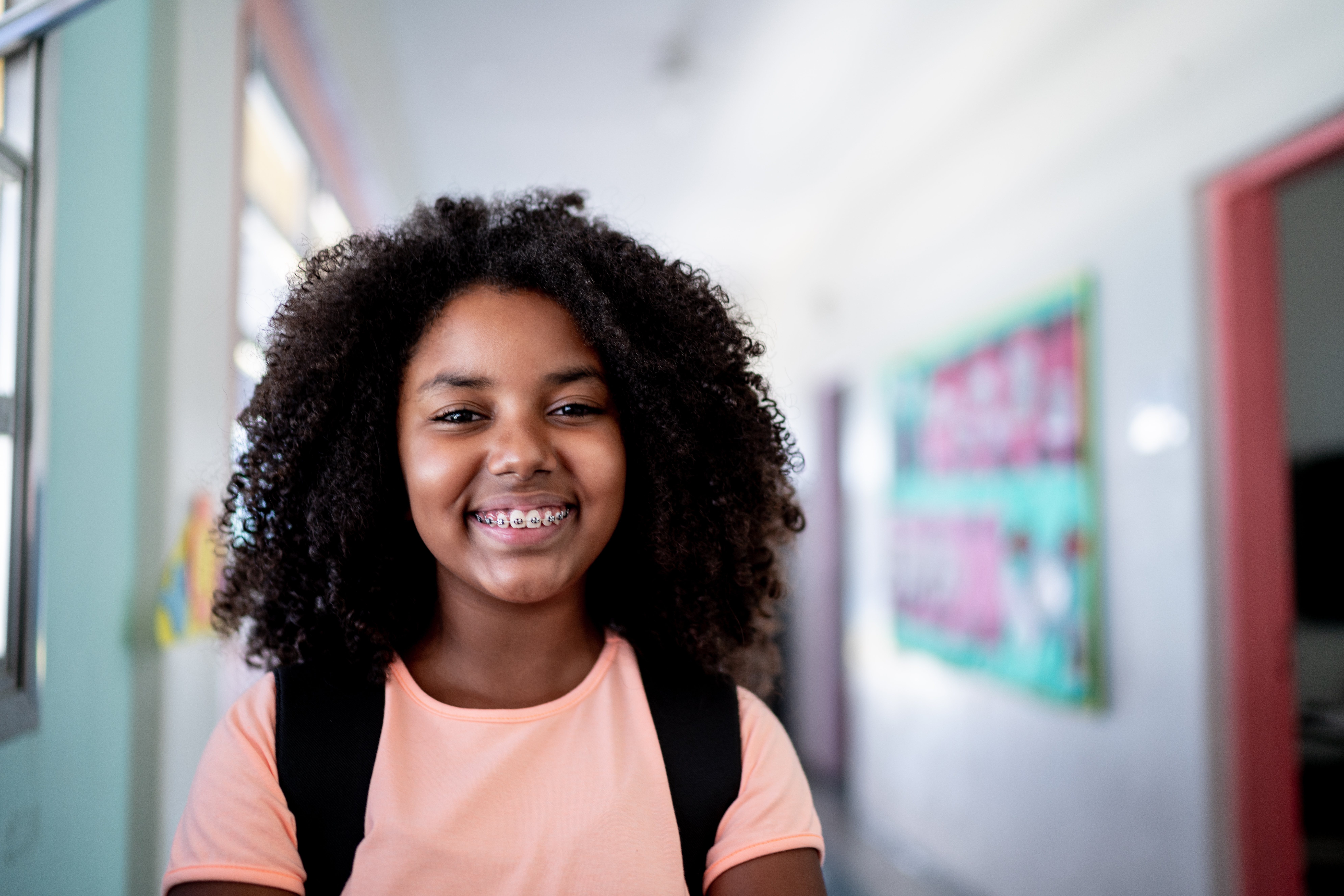 Portrait of a girl at school Portrait of a girl at school